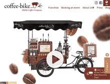 Tablet Screenshot of coffee-bike.com